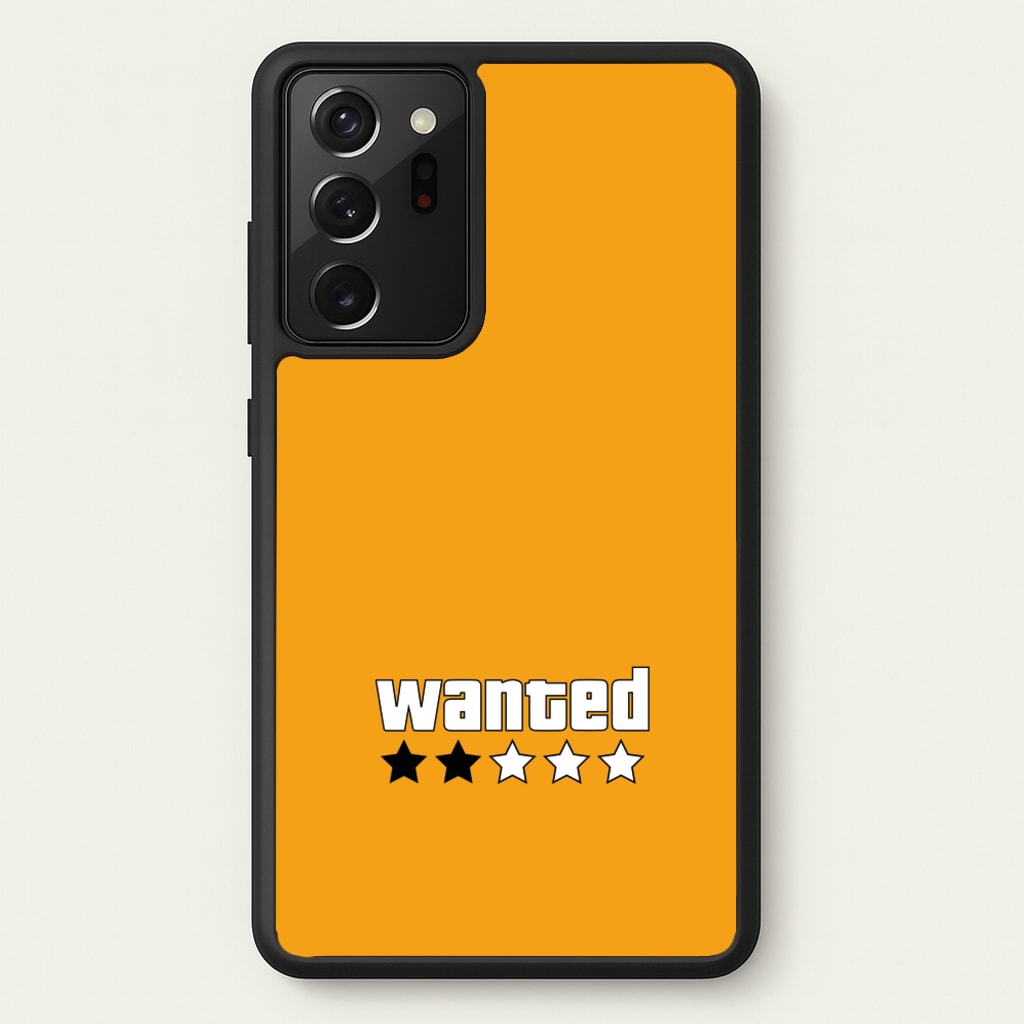 Wanted - Video Game  - GTA Phone Case for Galaxy Note 20 Ultra