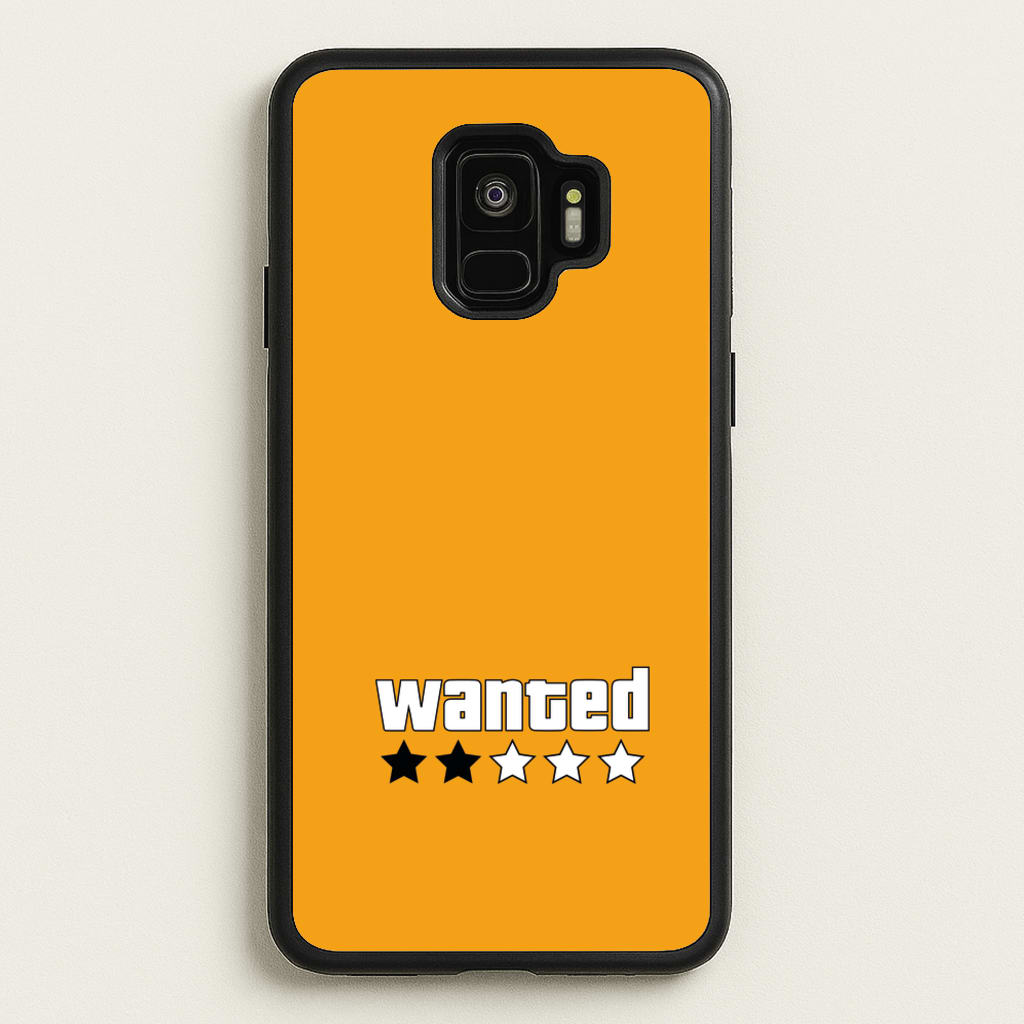 Wanted - Video Game  - GTA Phone Case for Galaxy S9