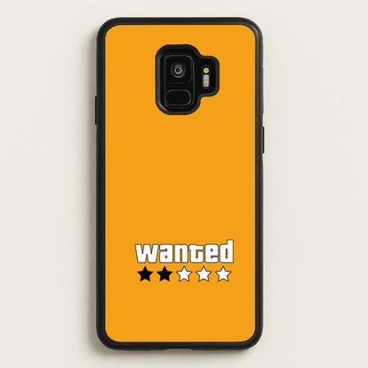 Wanted - Video Game  - GTA Phone Case for Galaxy S9