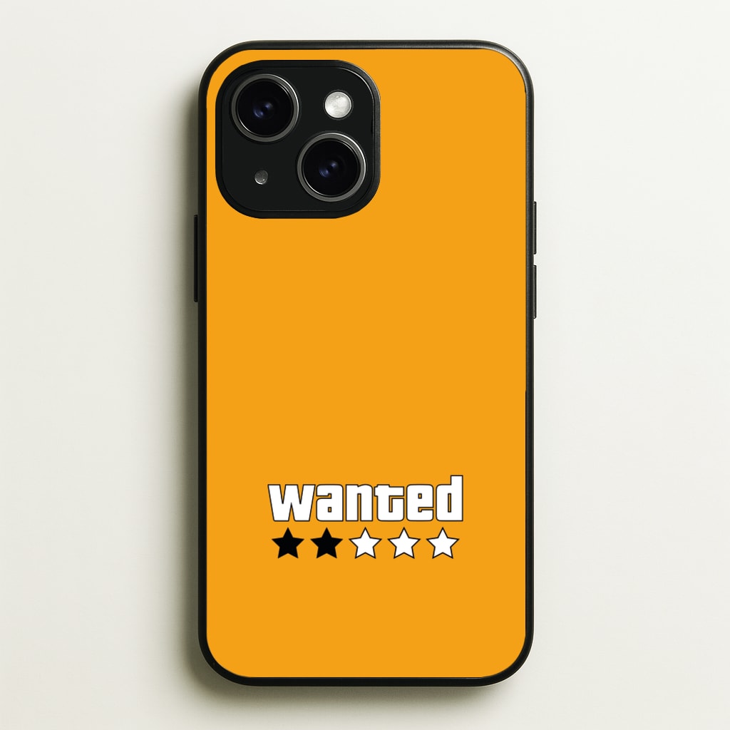 Wanted - Video Game  - GTA Phone Case for iPhone 15 Plus