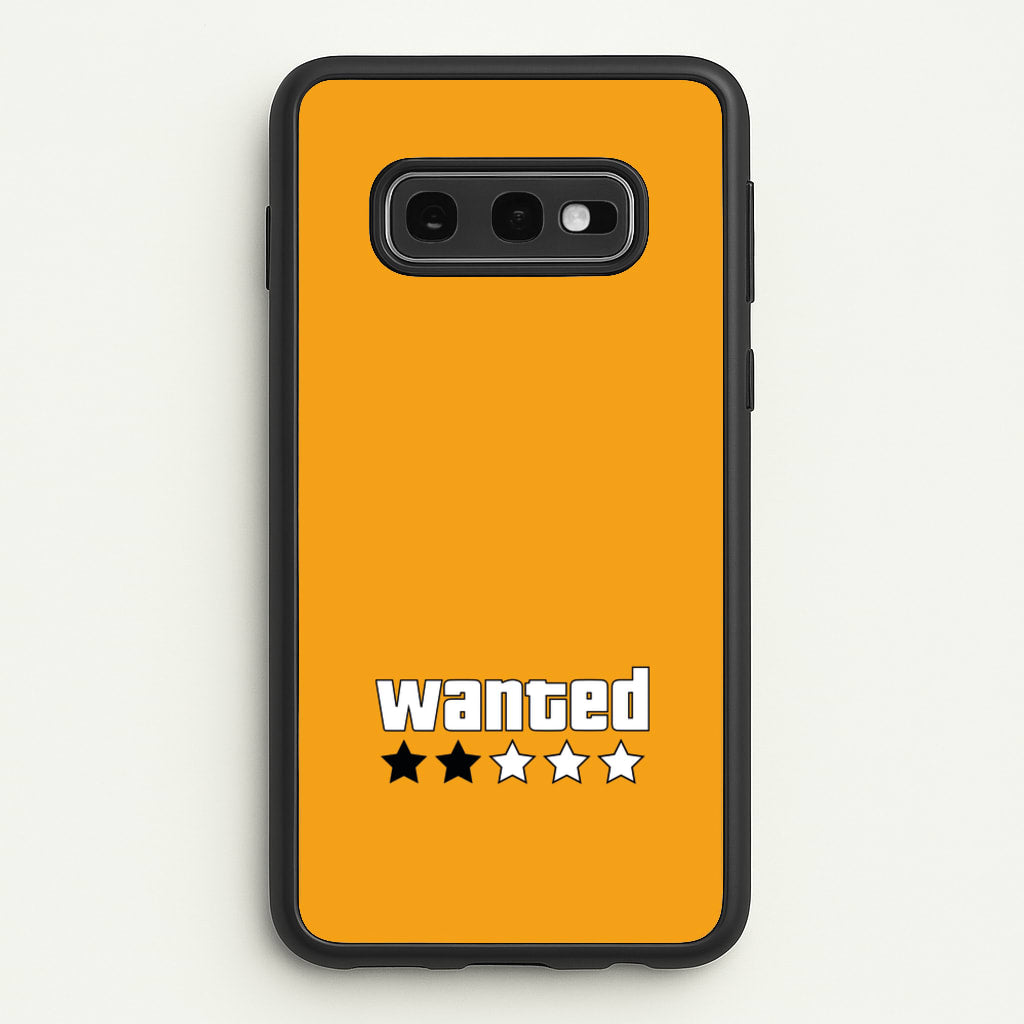 Wanted - Video Game  - GTA Phone Case for Galaxy S10e