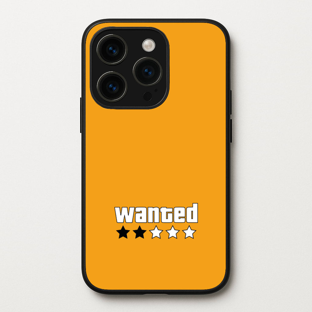 Wanted - Video Game  - GTA Phone Case for iPhone 15 Pro Max