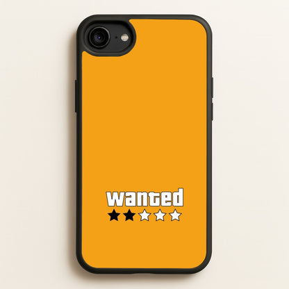 Wanted - Video Game  - GTA Phone Case for iPhone 6 / 7 / 8 / SE