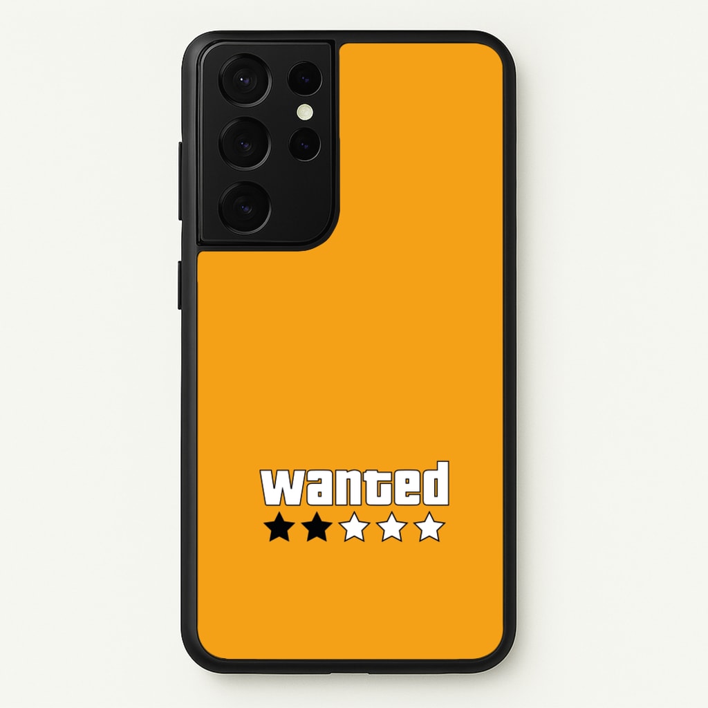 Wanted - Video Game  - GTA Phone Case for Galaxy S21 Ultra