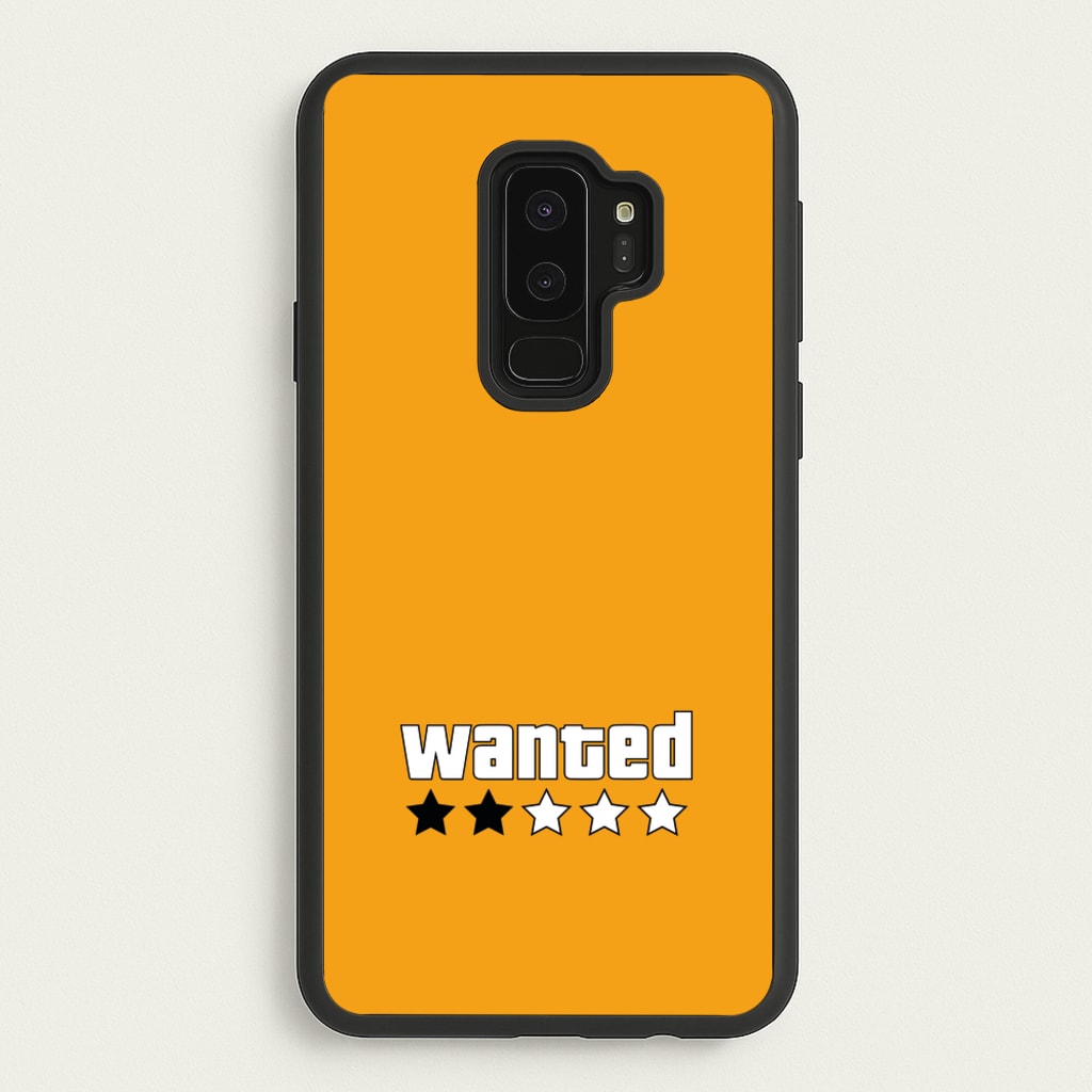 Wanted - Video Game  - GTA Phone Case for Galaxy S9 Plus