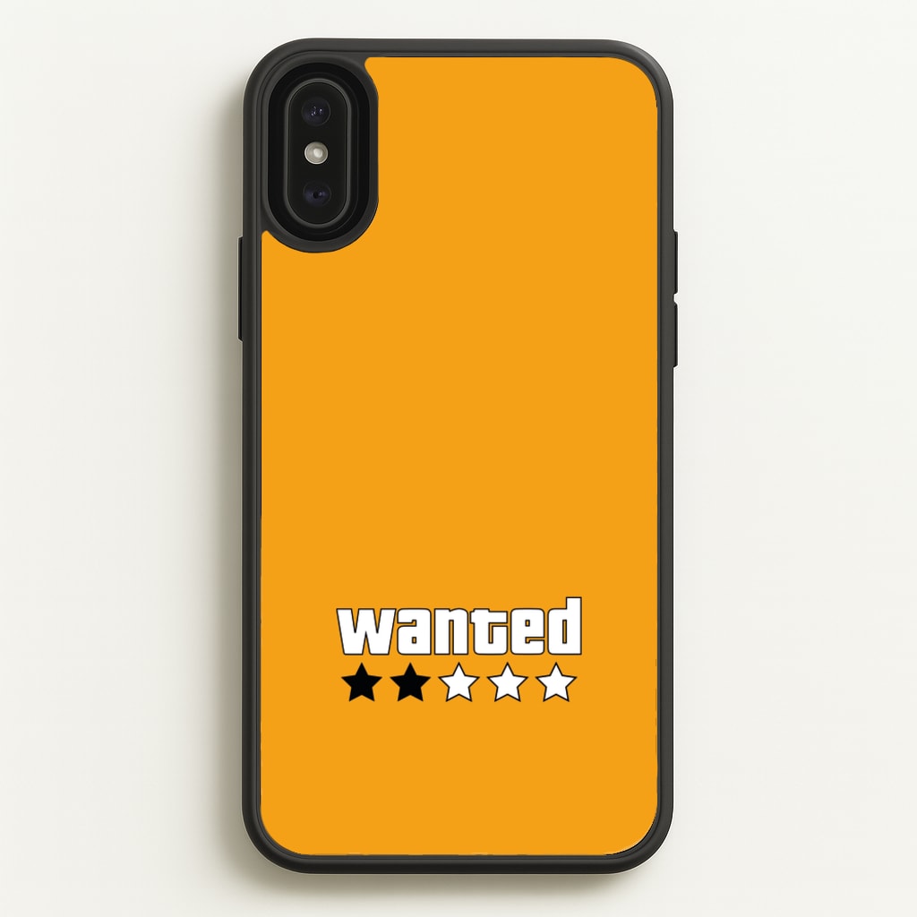 Wanted - Video Game  - GTA Phone Case for iPhone XS Max