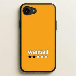 Wanted - Video Game  - GTA Phone Case for iPhone 16e