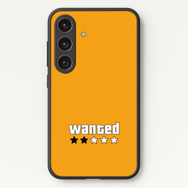 Wanted - Video Game  - GTA Phone Case for Galaxy S24FE