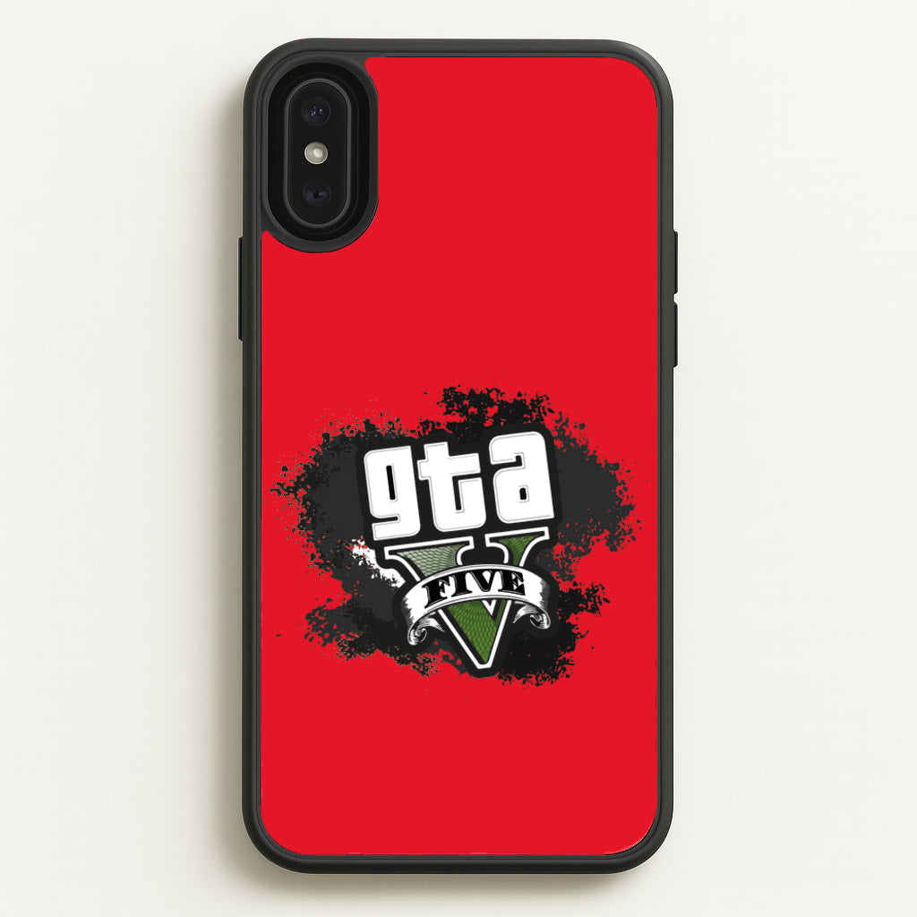 Five - Video Game  - GTA Phone Case for iPhone XS Max