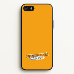 Respect - Video Game  - GTA Phone Case for iPhone 5 / 5s / SE 2016