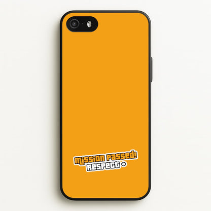 Respect - Video Game  - GTA Phone Case for iPhone 5 / 5s / SE 2016
