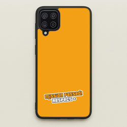 Respect - Video Game  - GTA Phone Case for Galaxy A12