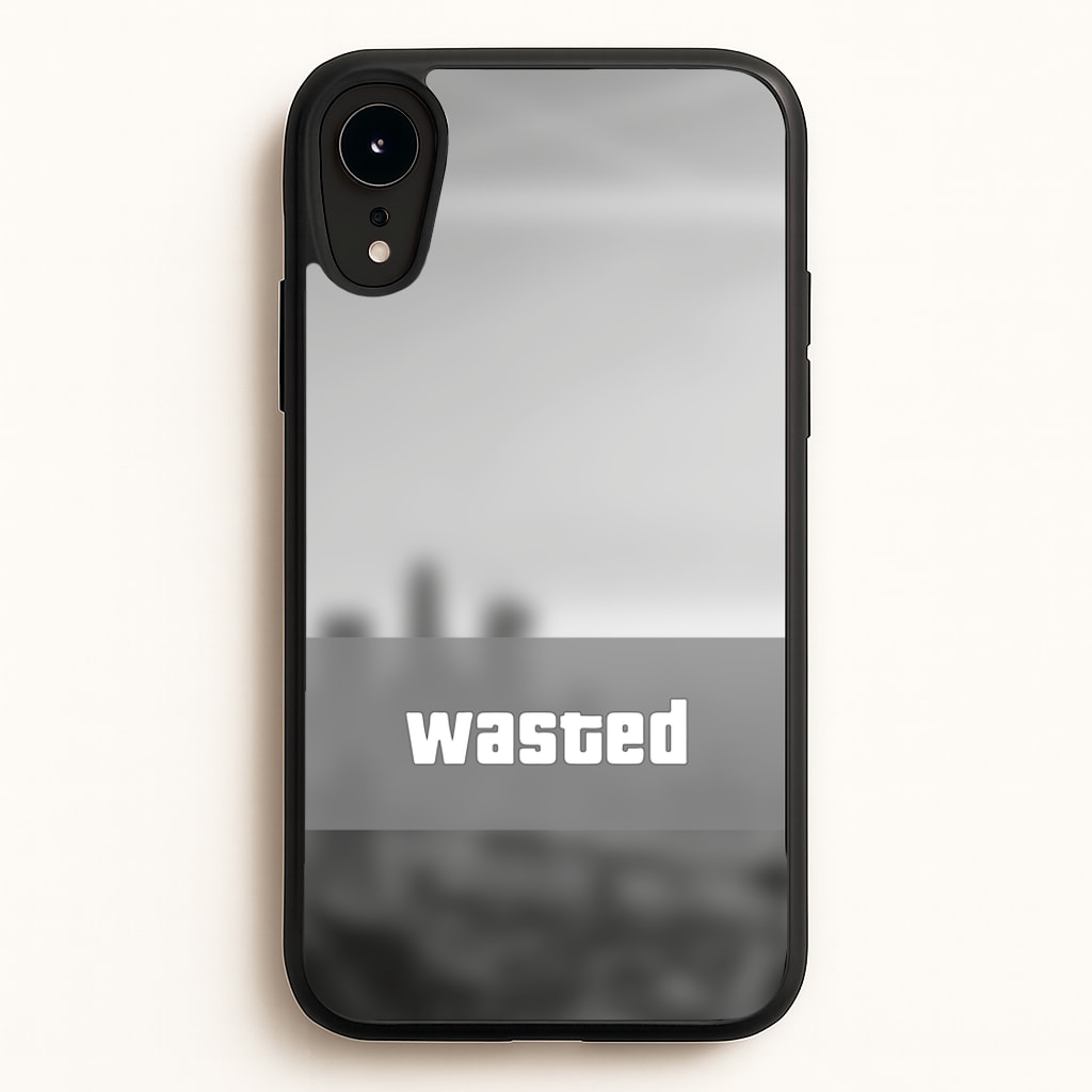 Wasted - Video Game  - GTA Phone Case for iPhone XR