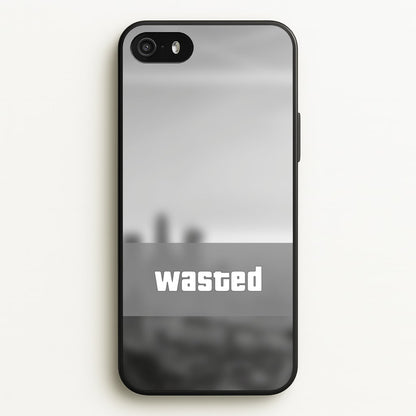 Wasted - Video Game  - GTA Phone Case for iPhone 5 / 5s / SE 2016