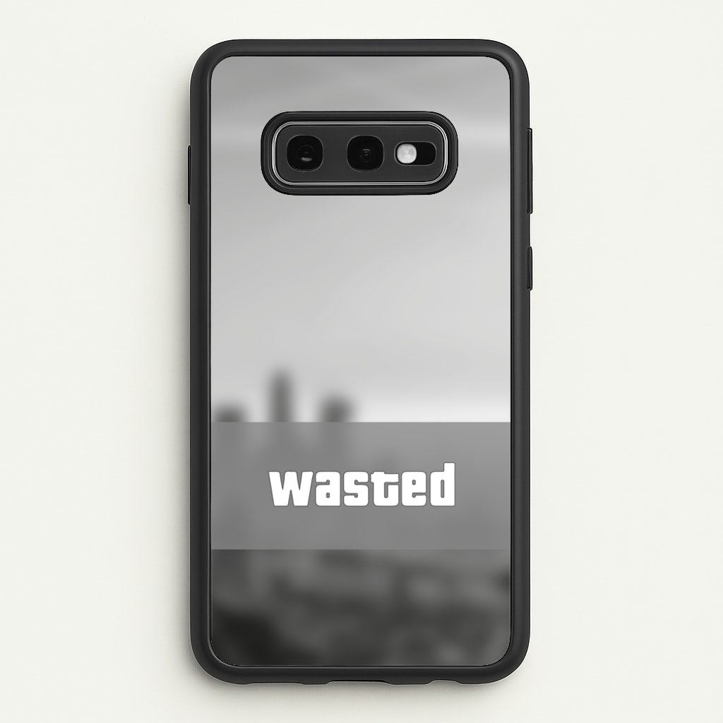 Wasted - Video Game  - GTA Phone Case for Galaxy S10e