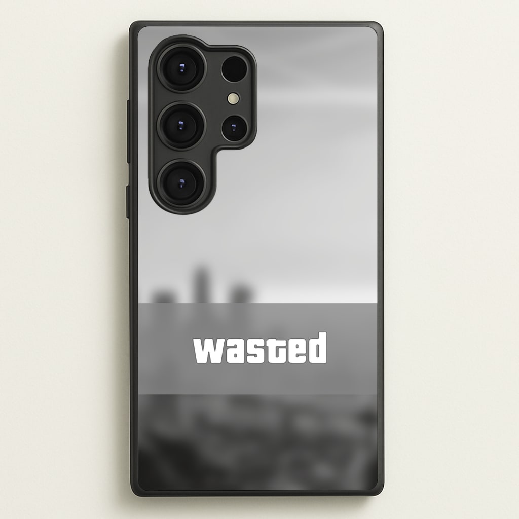 Wasted - Video Game  - GTA Phone Case for Galaxy S25 Ultra