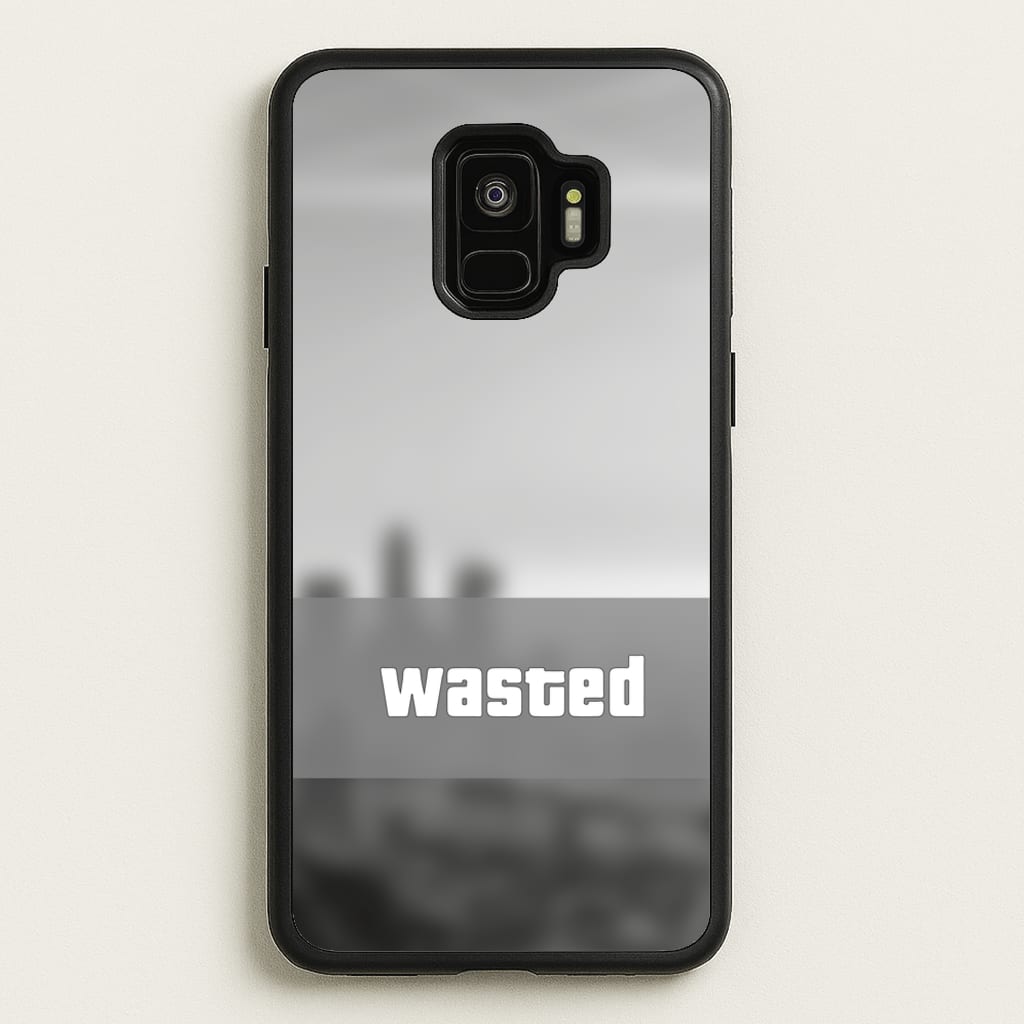 Wasted - Video Game  - GTA Phone Case for Galaxy S9