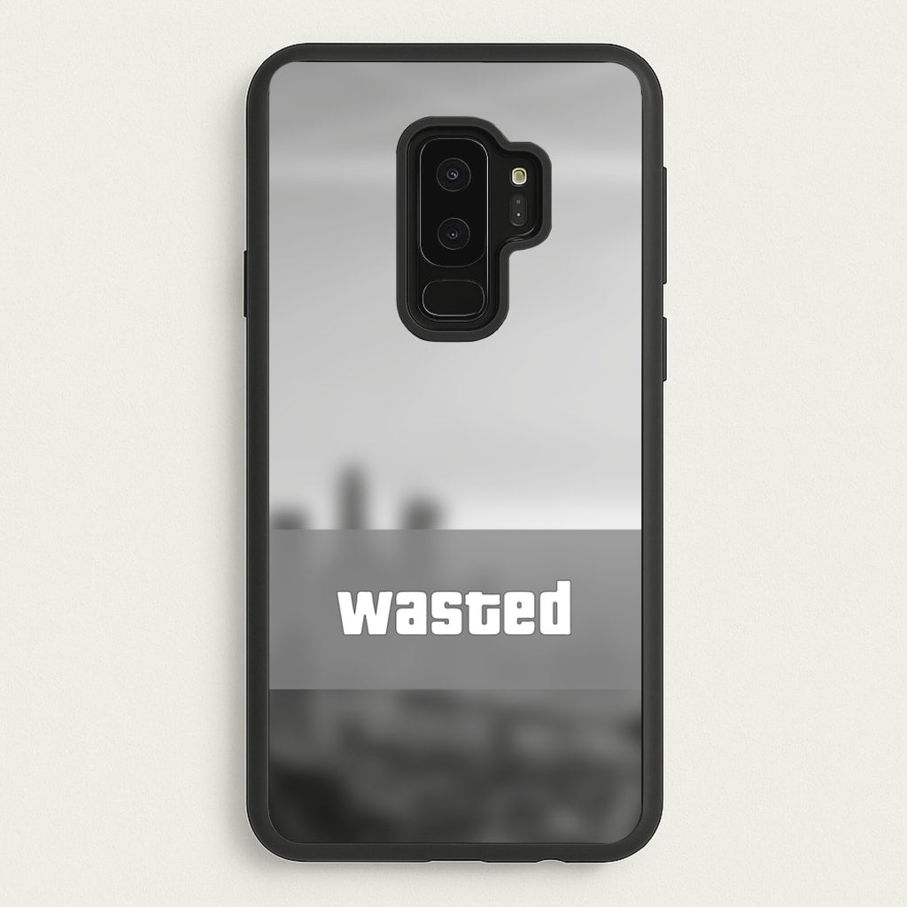 Wasted - Video Game  - GTA Phone Case for Galaxy S9 Plus