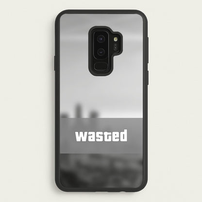 Wasted - Video Game  - GTA Phone Case for Galaxy S9 Plus