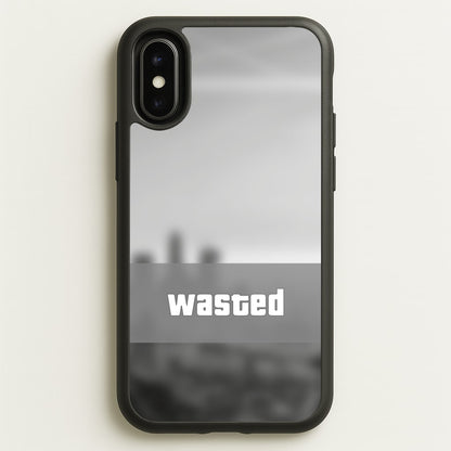 Wasted - Video Game  - GTA Phone Case for iPhone X / XS
