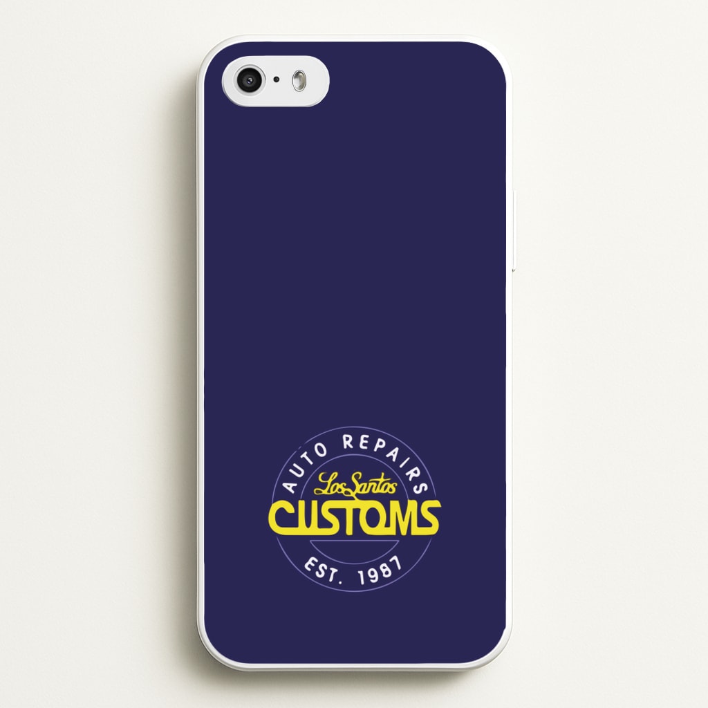 Los Santos Customs - Video Game  - GTA Phone Case for iPhone 5 / 5s / SE 2016