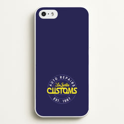 Los Santos Customs - Video Game  - GTA Phone Case for iPhone 5 / 5s / SE 2016