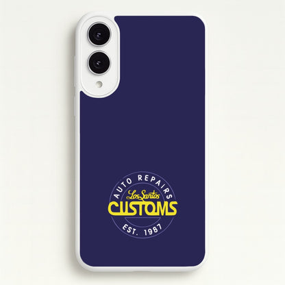 Los Santos Customs - Video Game  - GTA Phone Case for Galaxy S25 Edge