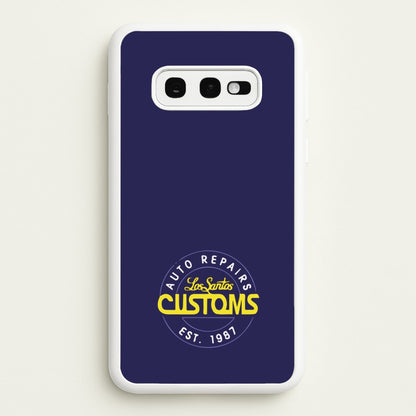 Los Santos Customs - Video Game  - GTA Phone Case for Galaxy S10e