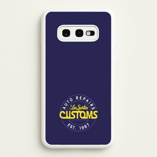 Los Santos Customs - Video Game  - GTA Phone Case for Galaxy S10e