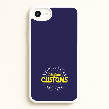 Los Santos Customs - Video Game  - GTA Phone Case for iPhone 6 / 7 / 8 / SE