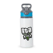 Green Five - Video Game Active Water Bottle 2