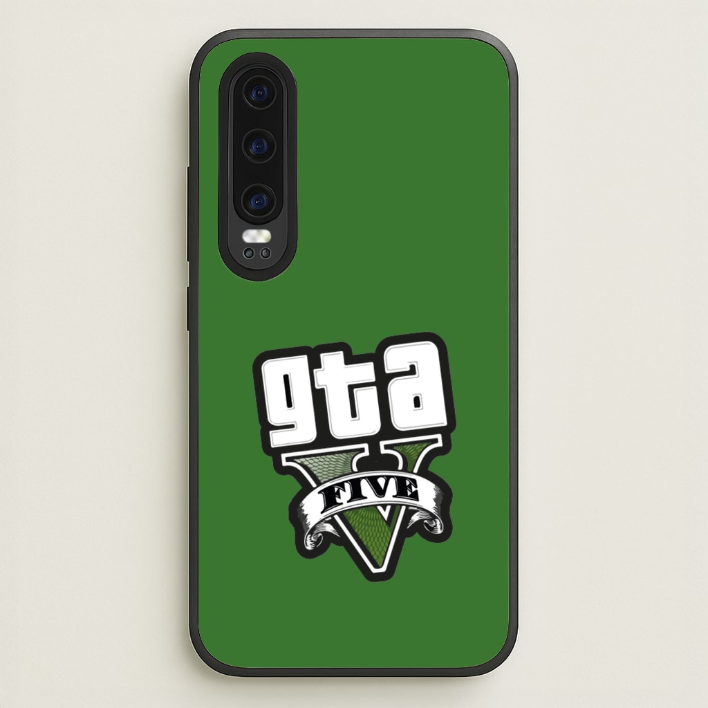 Green Five - Video Game  - GTA Phone Case for Huawei P30