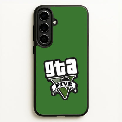 Green Five - Video Game  - GTA Phone Case for Galaxy A56