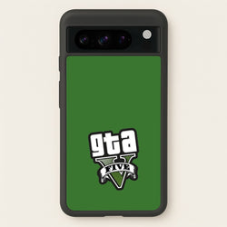 Green Five - Video Game  - GTA Phone Case for Google Pixel 8 Pro