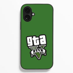 Green Five - Video Game  - GTA Phone Case for iPhone 16 Plus