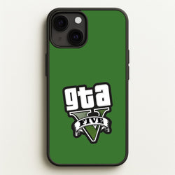Green Five - Video Game  - GTA Phone Case for iPhone 13 Mini