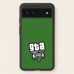 Green Five - Video Game  - GTA Phone Case for Google Pixel 7a
