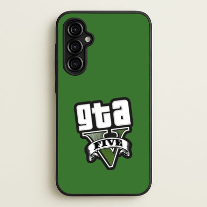 Green Five - Video Game  - GTA Phone Case for Galaxy A54