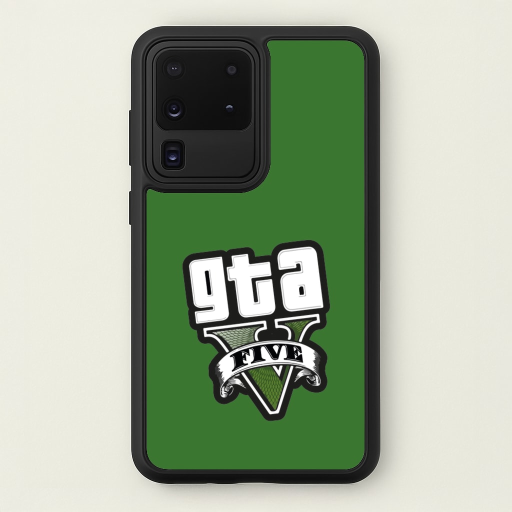 Green Five - Video Game  - GTA Phone Case for Galaxy S20 Ultra
