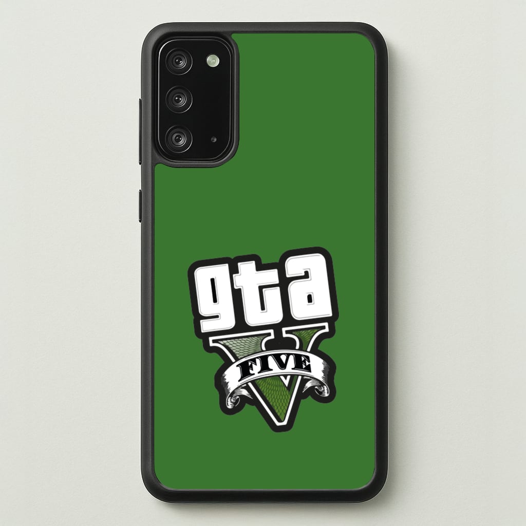Green Five - Video Game  - GTA Phone Case for Galaxy Note 20