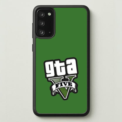 Green Five - Video Game  - GTA Phone Case for Galaxy Note 20