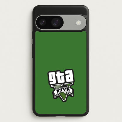 Green Five - Video Game  - GTA Phone Case for Google Pixel 9 / 9 Pro