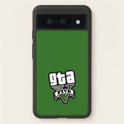 Green Five - Video Game  - GTA Phone Case for Google Pixel 8