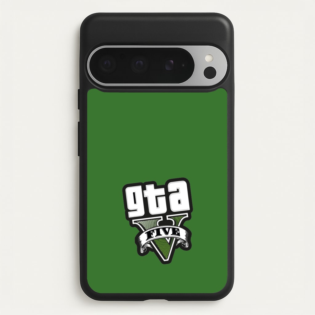 Green Five - Video Game  - GTA Phone Case for Google Pixel 9 Pro XL