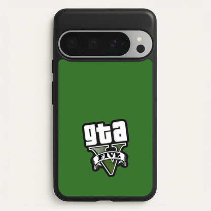 Green Five - Video Game  - GTA Phone Case for Google Pixel 9 Pro XL