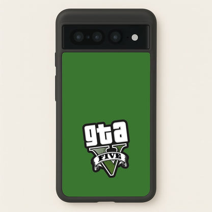 Green Five - Video Game  - GTA Phone Case for Google Pixel 7 Pro