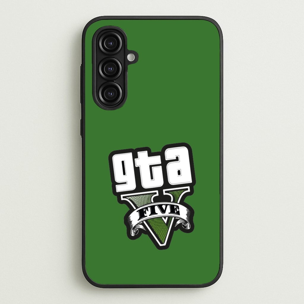 Green Five - Video Game  - GTA Phone Case for Galaxy A16