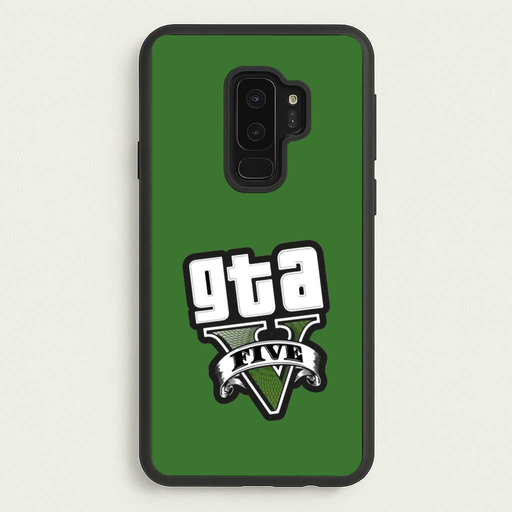 Green Five - Video Game  - GTA Phone Case for Galaxy S9 Plus