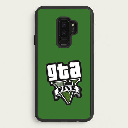 Green Five - Video Game  - GTA Phone Case for Galaxy S9 Plus