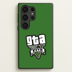 Green Five - Video Game  - GTA Phone Case for Galaxy S25 Ultra
